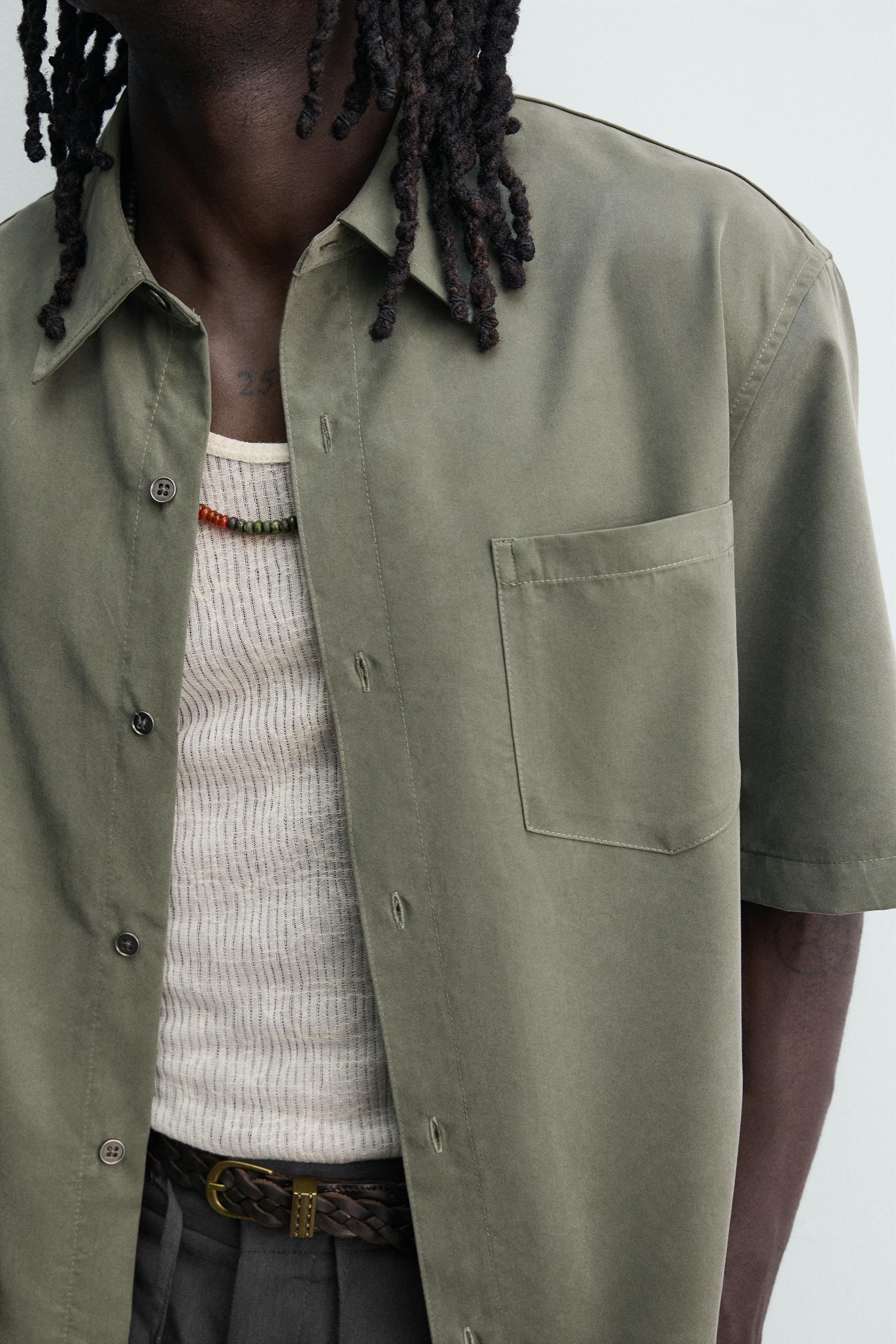 RELAXED FIT FLOWY SHIRT